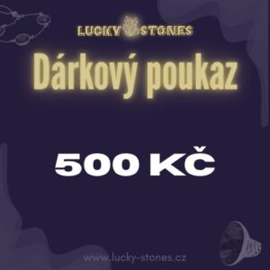 Dárkový poukaz v hodnotě 500 Kč